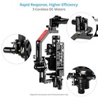 Proaim 3-axis Spin-3 Motorized Dutch roll pan tilt Head For Camera Jib Crane 