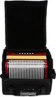 Hohner Corona Ii Diatonic Accordion - Keys Of G c f - Red