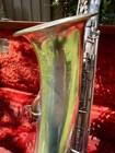 1926 Buescher True Tone Tenor Saxophone     Silver Plate  Engraved  Martin Case