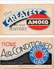 Vintage 1930 s Amoco Gasoline Lot Of 4 Unused Ink Blotters