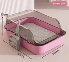 Cat Litter Box Automatic Self Cleaning Anti-splashing Semi-closed Cats Toilet