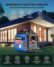 4000 Watt Inverter Generator  120v Gas Propane Powered Generator Superquiet  Rem
