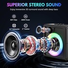 Ppmic Karaoke Machine  Portable Bluetooth 5 3 Speaker With 2 Wireless Microphone
