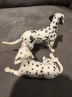 Two Schleich Dalmations  1997  16319   2006  16346  Dogs Both Retired used loved