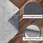 Rugpadusa Essentials 8x10f  Non-slip Dual Surface Felt   Rubber Under Rug Pad