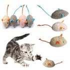 Catnip Mice Mouse 3pc Pet Cat Kitten Toy Gift Chew Toys New Pet Supplies F2r9