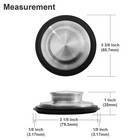 3 3 8 Inch  8 57 Cm  - Kitchen Sink Stopper Stainless Steel Garbage Disposal    
