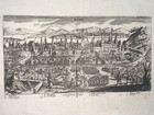 Siege Of Budapest Hungary 1665 Jacob Koppmayer Antique View 17tth Century