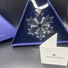 Swarovski Christmas Ornament Annual Edition 2018 Large Clear  5301575 Nib W coa