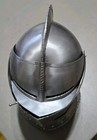 Medieval Closed Warrior Knight s Metal Helmet Wearable With Liner Full Size 