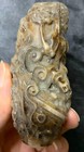 Old Chinese Dynasty Hetian Jade Carved Kwan-yin Guan Yin Fengshui Amulet Pendant
