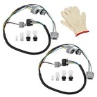 787445pcs Rear Tail Light Lamp Socket   Wiring Harness W  4 Bulbs Fit For 2