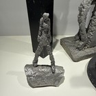 Vintage Brutalist Modernist Sculptures Female Form Original Art Bronze   Metal  