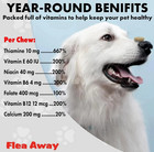 Flea Away 100 Chewable Tablets Flea  Tick   Mosquito Repellent For Dogs   Cats  