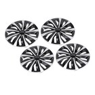 16  Set Of 4 Snap On Full Hub Caps Wheel Covers Fit For R16 Tire   Steel Rim New