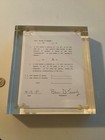 Rare 1989 Zenith Vs S a  Long Co  Verdict Form Incased In Lucite District Court 
