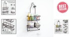 Elegant Bronze Shower Caddy With Comprehensive Storage     Rust   Slip Resistant