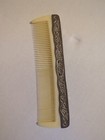 Vintage Vanity Art Deco Set Hair Brush And Comb Ornate Silver Plate