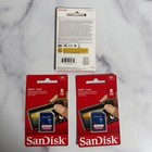 Lot Of 3 New Unopened Sandisk 8gb Sd Cards Sdhc