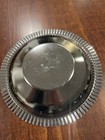 Kromex Vintage Chrome Crimped Edge Trinket Candy Serving Appetizer Dish
