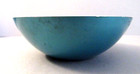 Vintage Emalox Of Norway Mcm Turquioise Blue 4  Aluminum Enamel Bowl  lp-22 