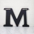 Wooden Letter M Shelf Sitter Wall Hanging Decor 8 25  X 6 1 8  X 7 8 