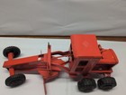 Marx Lumar Grader Pressed Steel Toy Orange red 16  Road Grading Vintage Repainte