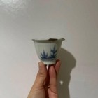 Antique Kintsugi Cup Japanese 19th Century Edo Imari Ochoko Repair Art 2 9 Inch