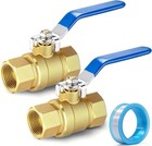 3 4 Inch Brass Ball Valve With Male To Female Npt Threaded Full Port   Long Hand