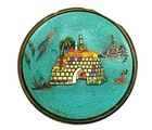 Vintage Jerusalem Souvenir Wall Plate  Decorative  Painted Dish Made In Israel    