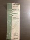 Vintage Great Smoky Mountains National Park map brochure In Tennessee B46