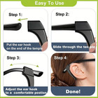 14pairs Silicone Anti-slip Glasses Ear Hooks Tip Eyeglasses Grip Temple Holder