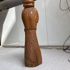 Vintage Kanaka Girl Wooden Tiki Hula Statue Hawaii Cottage Decor