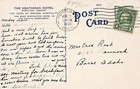 Portland Or Oregon Heathman Hotel Salmon Street Trolley Station Vtg Postcard A53