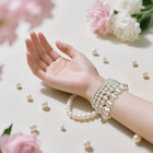 1225 Pcs Ivory White 5 Size Pearl Beads For Jewelry Making Round Pearl Diy Kit F