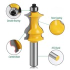 1 4  1 2  8mm Shank Architectural Molding Router Bit Profile Edge Cutter Set