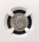 1912 Canada Silver George V 5 Cent Ngc Au 58