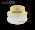 Frosted Ceiling Bright Battery Operated Led Lamp Dollhouse Miniature Light 1 12