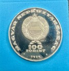 1974 Hungary 100 Forint Silver  640 22g Kgst Comecon Anniversary Km 602
