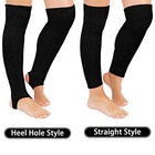  Cut Resistant Leg Sleeves Bite-proof Protective Leg Sleeves For Welding  Black