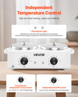 Double Wax Warmer 1200ml Professional Dual Wax Heater Pot For Hair Removal
