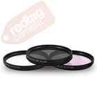 77mm 3 Piece Hd Lens Filter Kit For Canon Nikon Sigma Sony Tamron Fujifilm Lens
