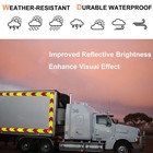 Waterproof Reflective Tape  2inch X 30feet Conspicuity Adhesive Safety Tape