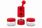 Kuhn Rikon Ratchet Grinder With 2 Spice Jars     Choose Color