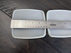 Tupperware Original Replacement Lid Seal 310 Sheer Clear Square Round Lot Of 2