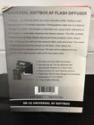 Opteka Sb-15 Universal Af Flash Softbox Diffuser Speedlight Dslr Camera New