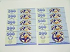 Disney Dollar 10 Sheets Donald Duck Limited To Tokyo Disney 500 Yen Uncirculated