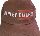 Harley Davidson Snapback Ball Cap   Brown  