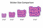 Custom Die Cut Stickers   Glossy Vinyl   Any Logo   2   -5     10   25  50pcs 