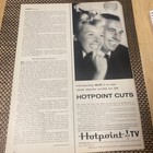 Vintage 1950s Carling Black Label Beer Print Ad Hey Mabel Doris Day Hotpoint Tv